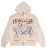 Vale Forever Guardian Zip Up Hoodie Cream
