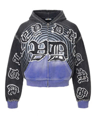 Vale Forever Hypnotiq Zip Up Hoodie Black