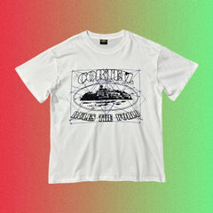 Corteiz Rules The World Blueprint Graphic Black T-Shirt