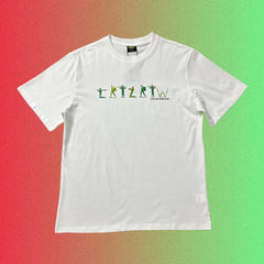 Corteiz Gradient Silhouette Logo "CRTZ RTW" Black T-Shirt