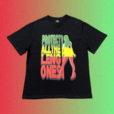 Corteiz Alcatraz Island Logo Graphic Black T-Shirt