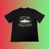 Corteiz Can't Rush Greatness Island Graphic Black T-Shirt