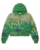 Vale Forever Spearmint Zip Up Hoodie Green