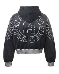 Vale Forever Anthem Zip Up Hoodie Black