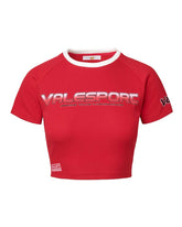 Vale Forever Candy Cane Womens Tee Femme Red