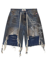 Vale Forever Chain Jorts Blue