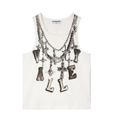 Vale Forever Chain Tank White