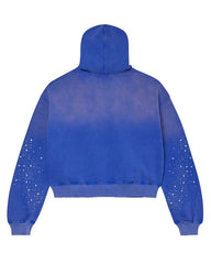 Vale Forever Classico Zip Up Hoodie Sapphire Blue
