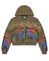 Vale Forever Damned Big Zip Up Hoodie Green