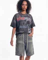 Vale Forever V2 Rainstorm Jorts Black