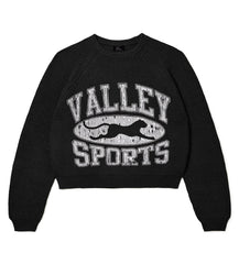 Vale Forever Fisherman Knit Sweater Black