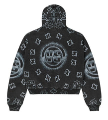 Vale Forever Flag Zip Up Hoodie Black