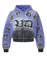 Vale Forever Hypnotiq Zip Up Hoodie Blue