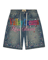 Vale Forever Ice Cream Jorts Blue