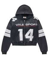 Vale Forever Jerzee Zip Up Hoodie Black