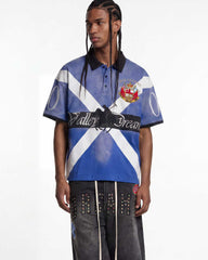 Vale Forever Legacy Short Sleeve Polo Blue