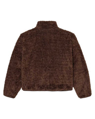 Vale Forever Lenny Fleece Zip Up Jacket Brown