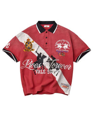 Vale Forever London Polo Tee Red