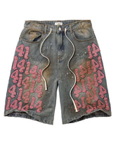 Vale Forever Lucky Charms Jorts Blue/Pink