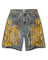 Vale Forever Lucky Charms Jorts Blue/Yellow