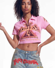 Vale Forever Rebirth Rugby Women's Tee Pink *In-Store Exclusive*