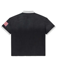 Vale Forever USA Rugby Polo Tee Black