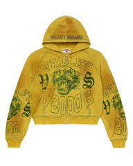 Vale Forever VSX 2000 Zip Up Hoodie Brasil Yellow