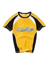 Vale Forever Women's Valley Sport Femme Tee Yellow