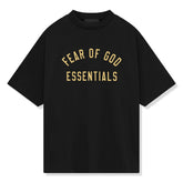 Fear Of God Essentials Jersey Crewneck Black T Shirt (FW24)