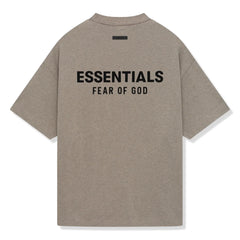 Fear Of God Essentials Jersey Crewneck Heather Grey T Shirt