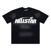 Hellstar Studios Halloween Skull Graphic Vintage Washed Cotton T-Shirt