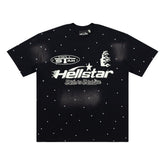 Hellstar Studios Large Logo Graphic Oversized T-Shirt - Black