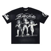 Hellstar Studios Sounds Graphic Oversized Cotton T-Shirt - Black
