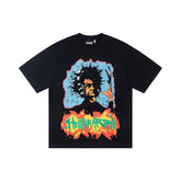 Hellstar Vintage Washed Face Graphic T-Shirt