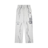 Hellstar High-Definition Graphic Sweatpants (Grey)