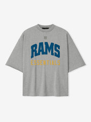 Fear Of God Essentials Rams 90s 3/4 Sleeve Football Tee