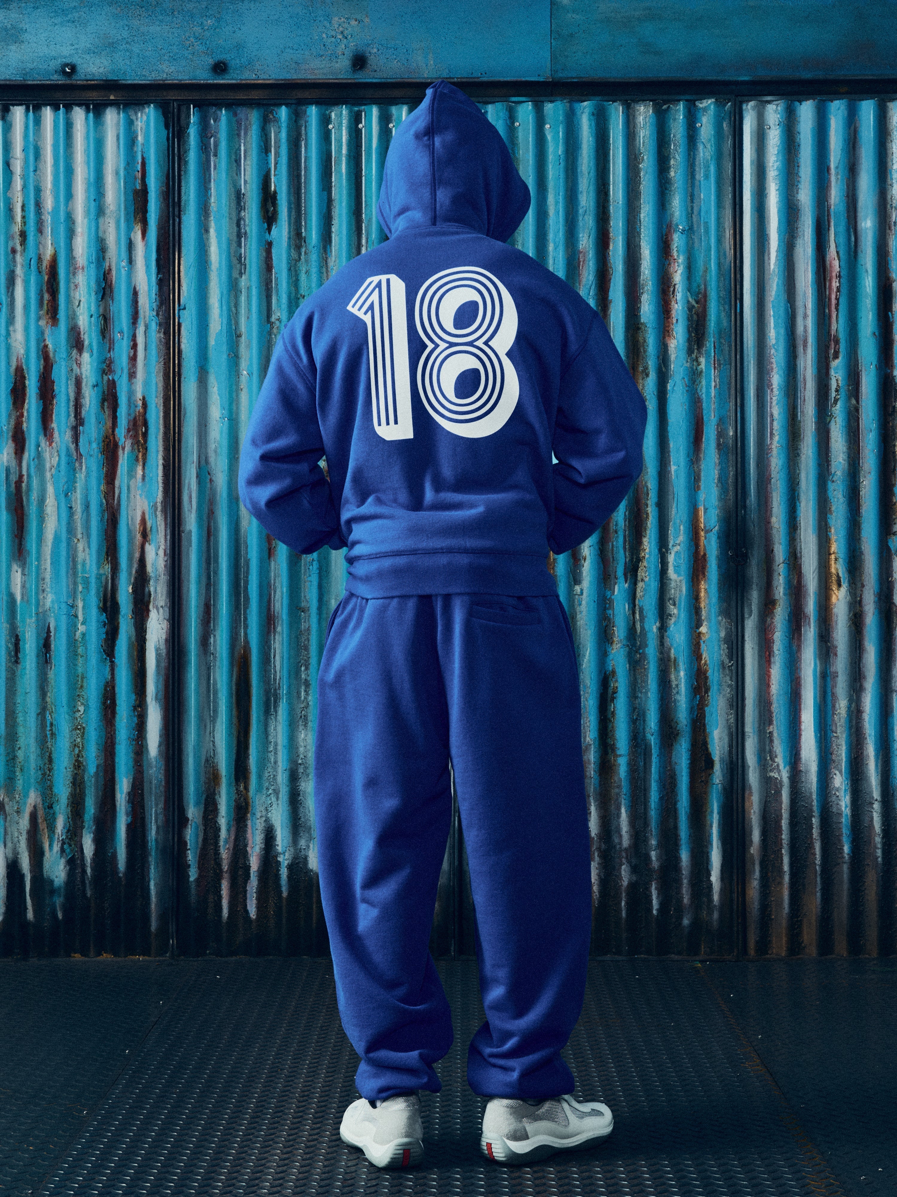 GHINI ZIP HOODIE [ROYAL BLUE]