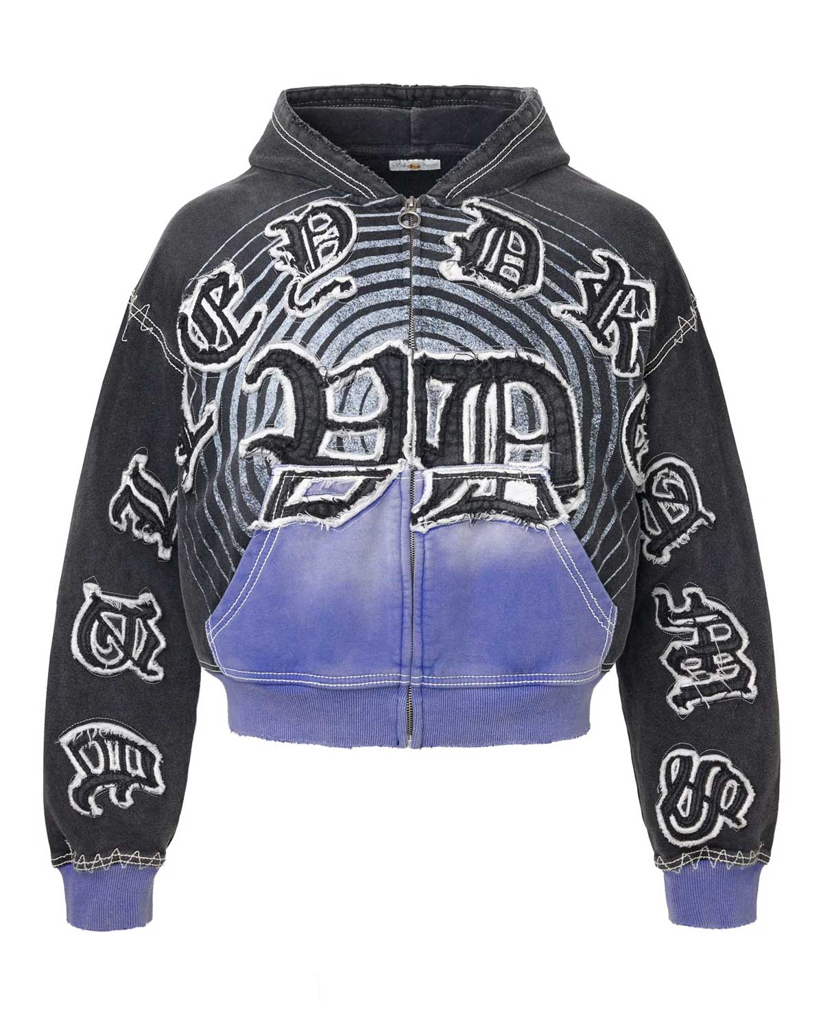 Vale Forever Hypnotiq Zip Up Hoodie Black