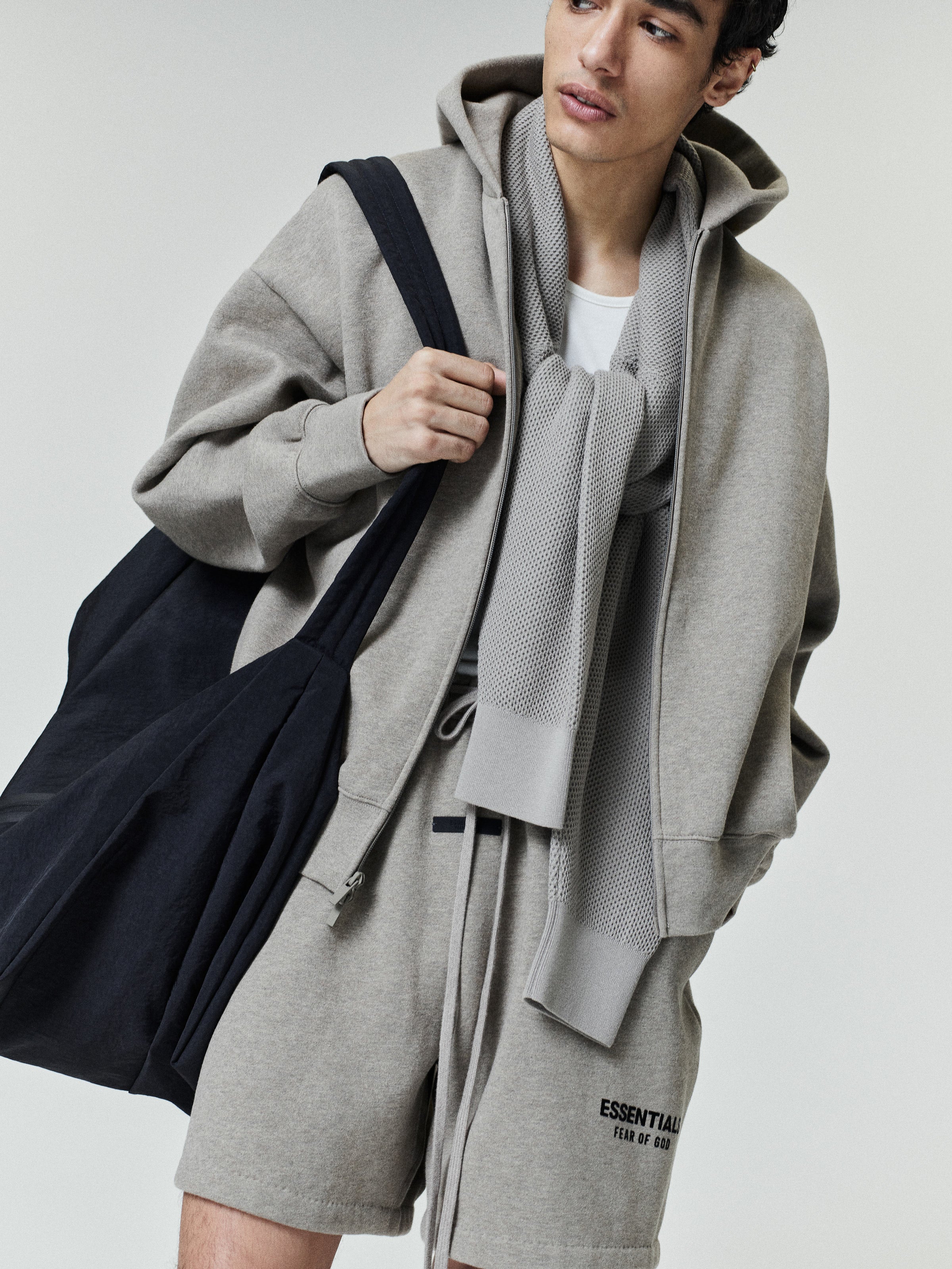 Fear Of God Essentials SS26 Classic Zip-Up Hoodie