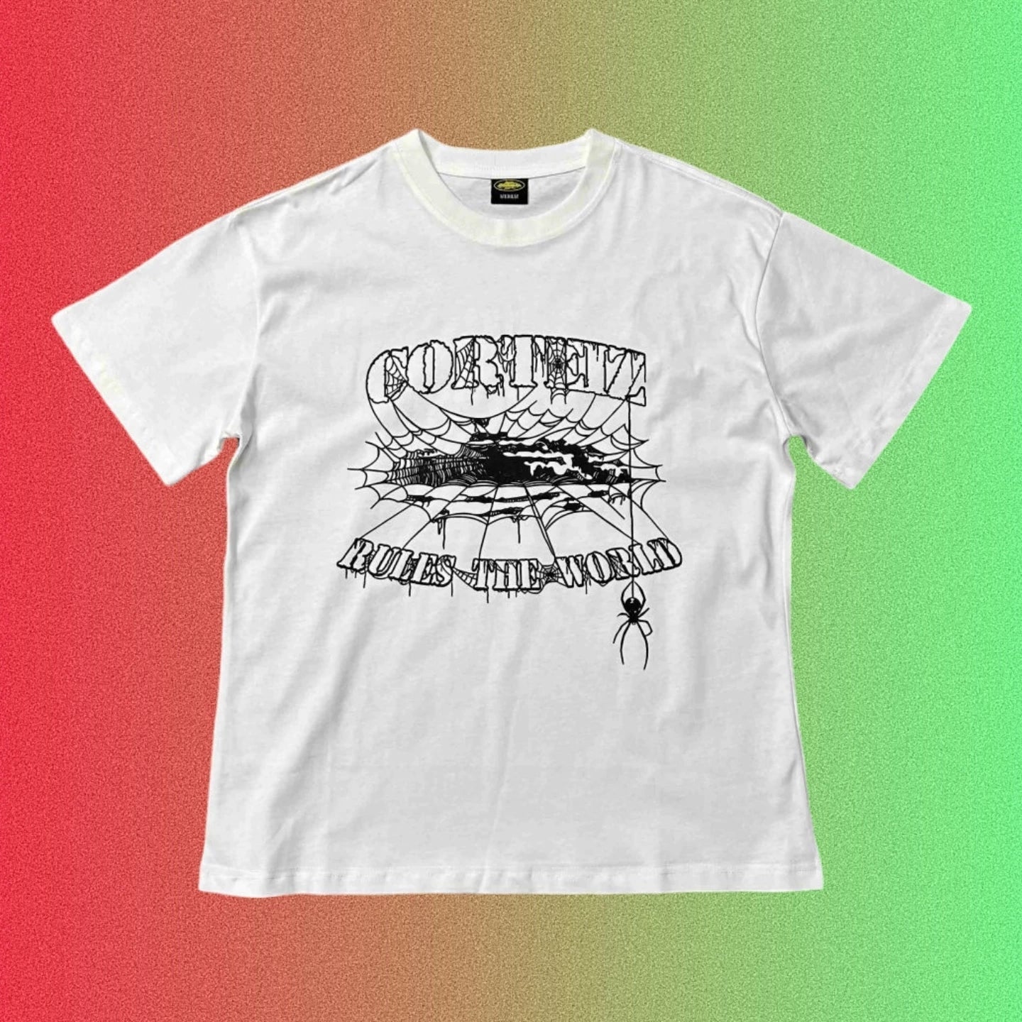 Corteiz Rules The World Graphic Black T-Shirt