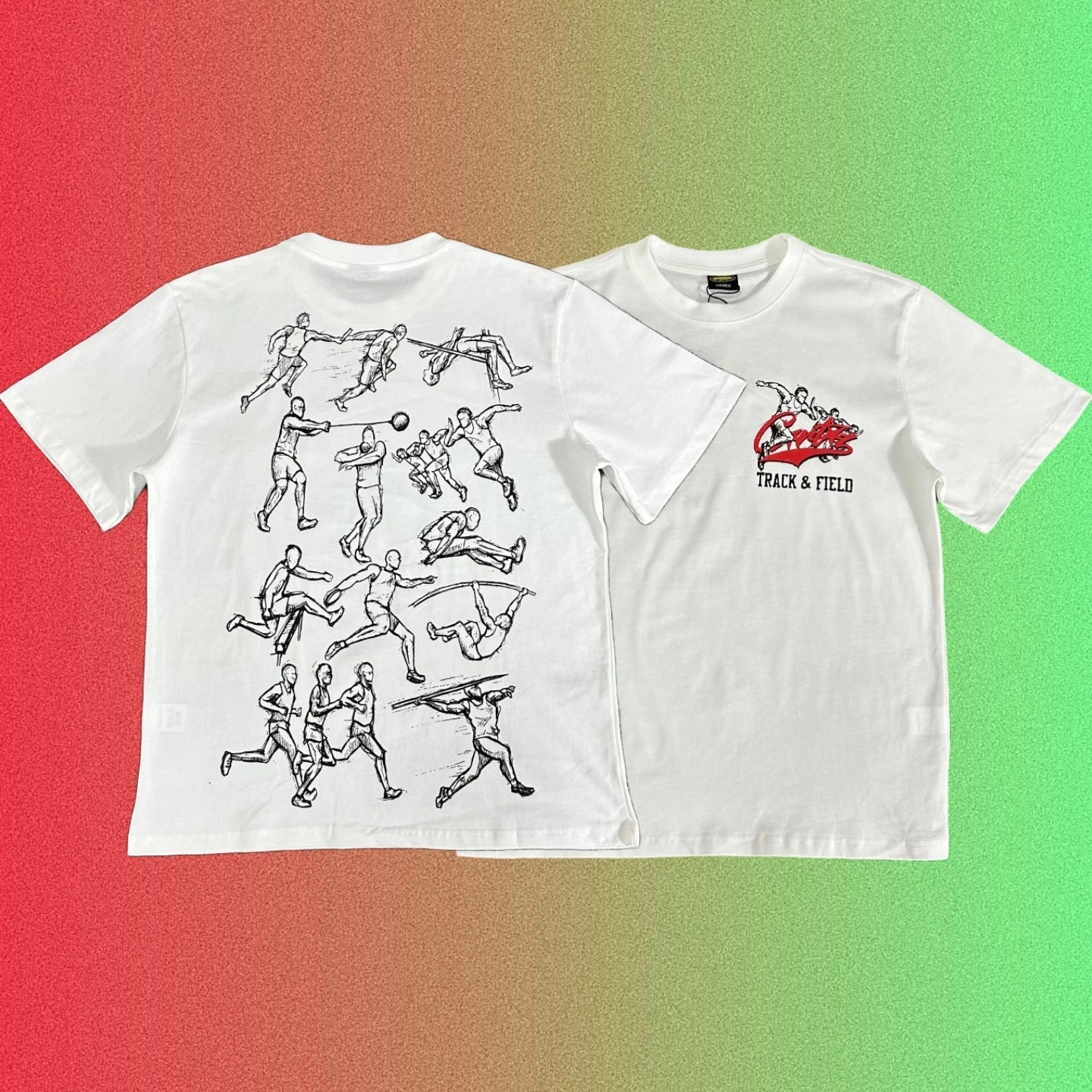 Corteiz No Carry Last Graphic Black T-Shirt (Front & Back Print)