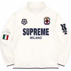Supreme Milano Half-Zip Pullover Sweatshirt - Off-White