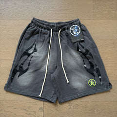Hellstar Logo Print Shorts