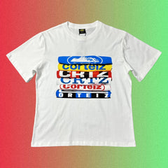 Corteiz Multi-Logo T-Shirt Stack Graphic Black T-Shirt