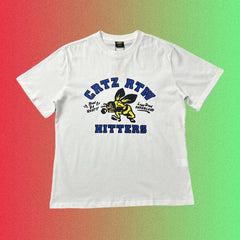 Corteiz Alcatraz Island Logo Graphic Black T-Shirt (Front & Back Print)