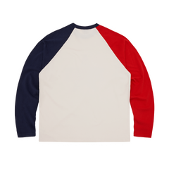 RTW STAR RAGLAN LS [NAVY/RED]