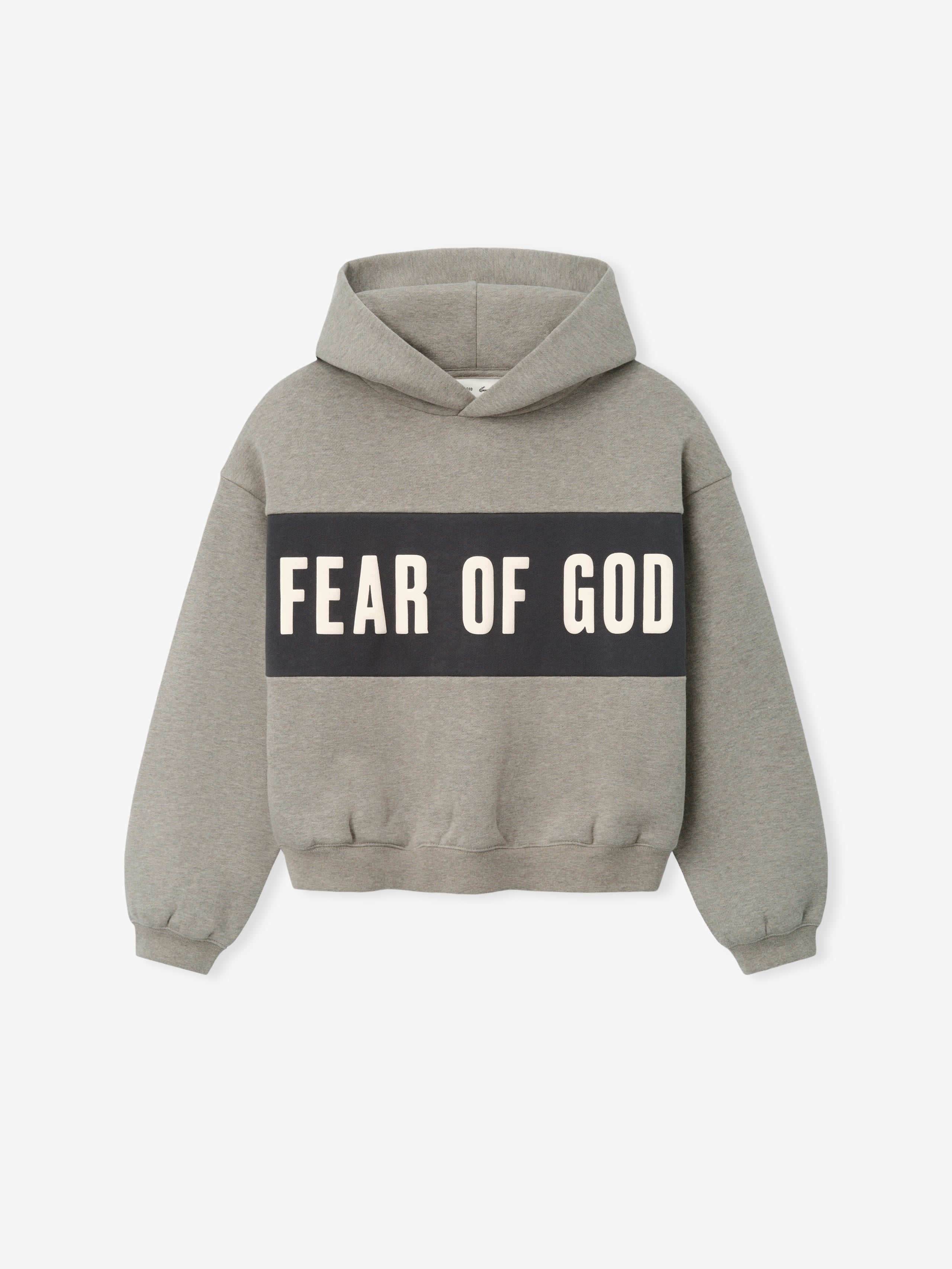 Fear Of God Essentials Kids Cropped Relaxed Panelled Hoodie