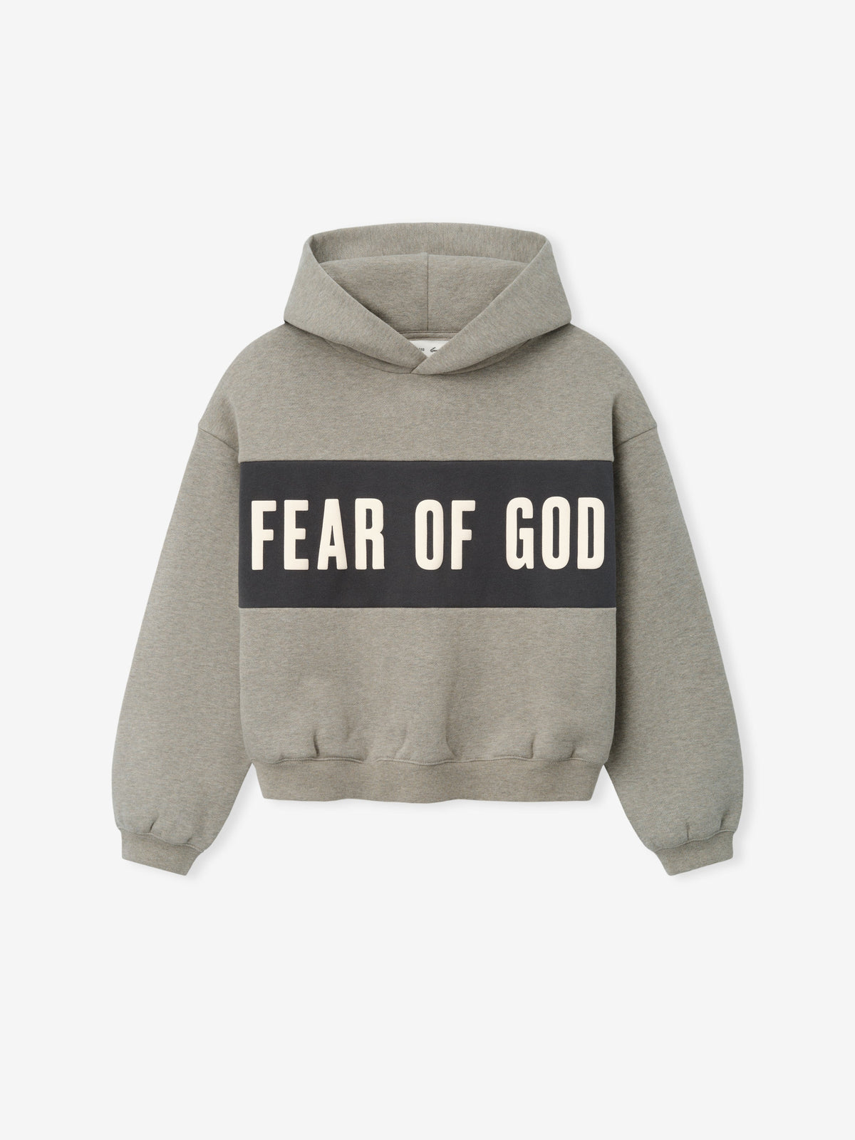 Fear Of God Essentials Kids Cropped Relaxed Panelled Hoodie