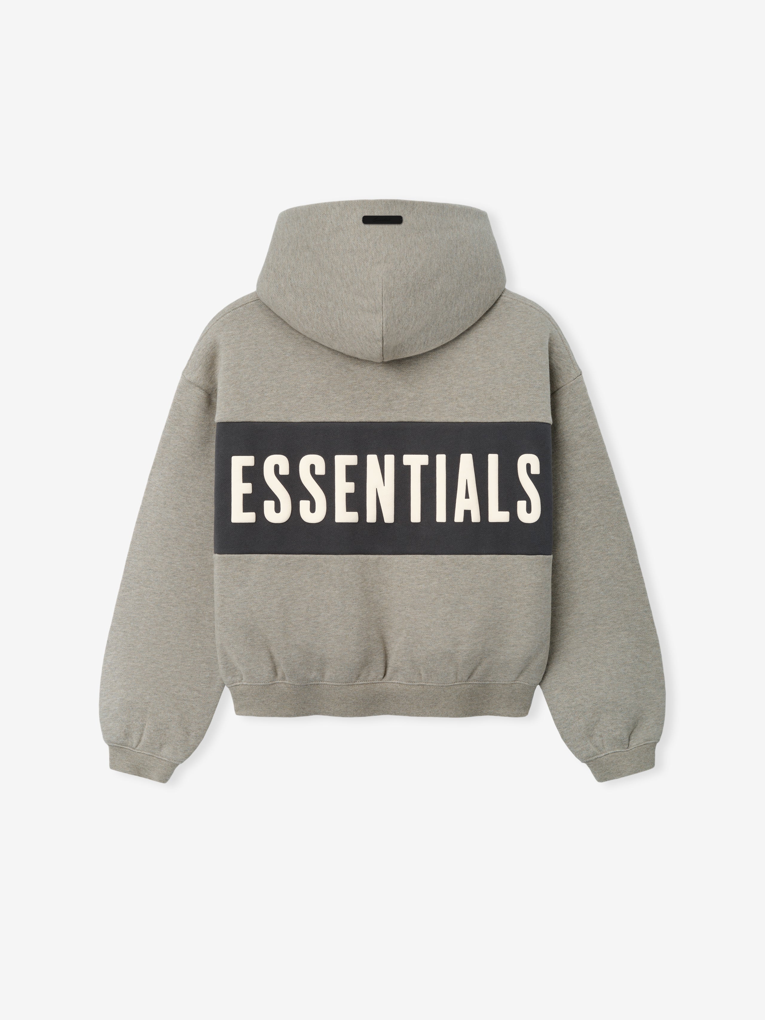 Fear Of God Essentials Kids Cropped Relaxed Panelled Hoodie