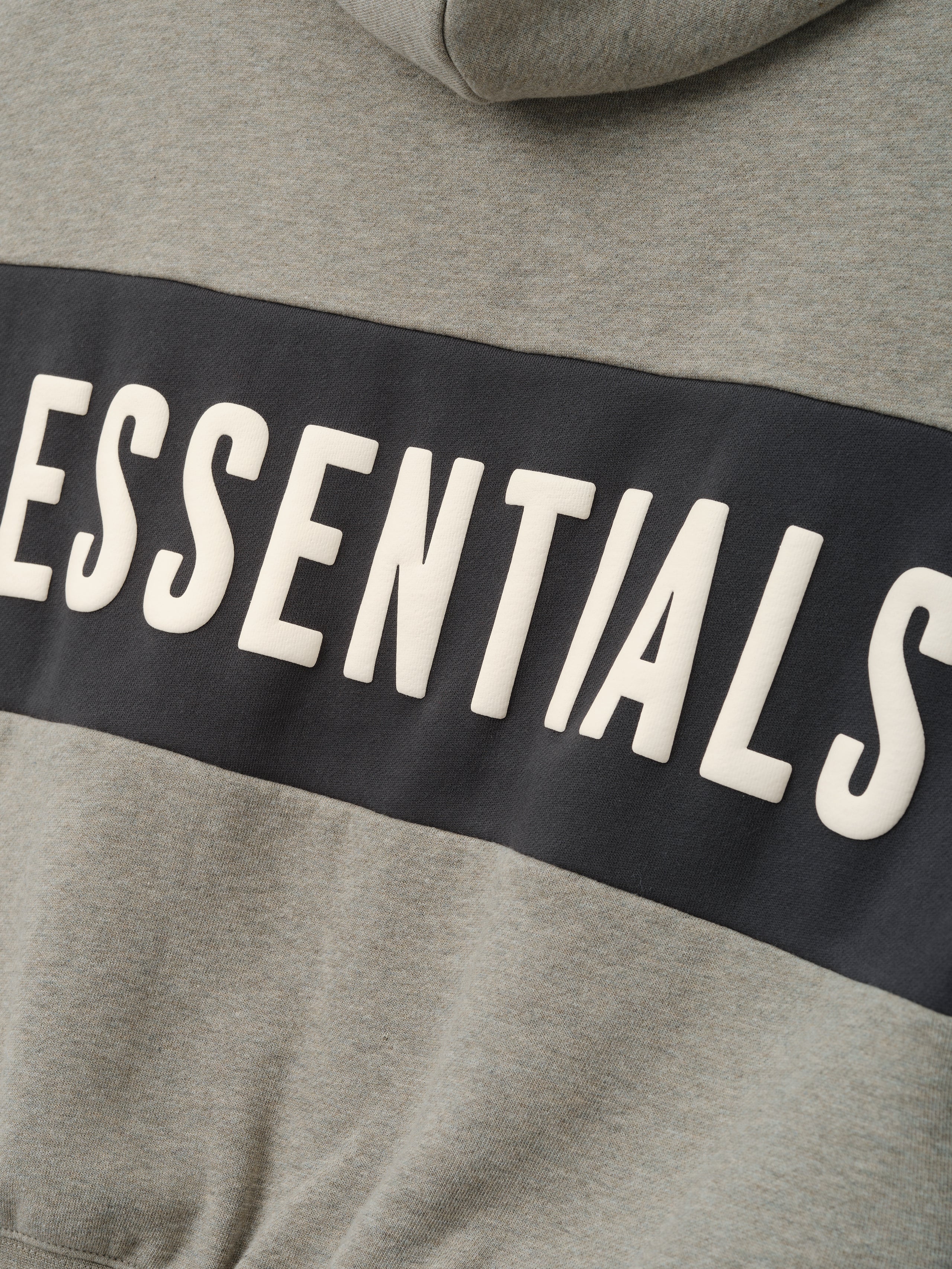 Fear Of God Essentials Kids Cropped Relaxed Panelled Hoodie